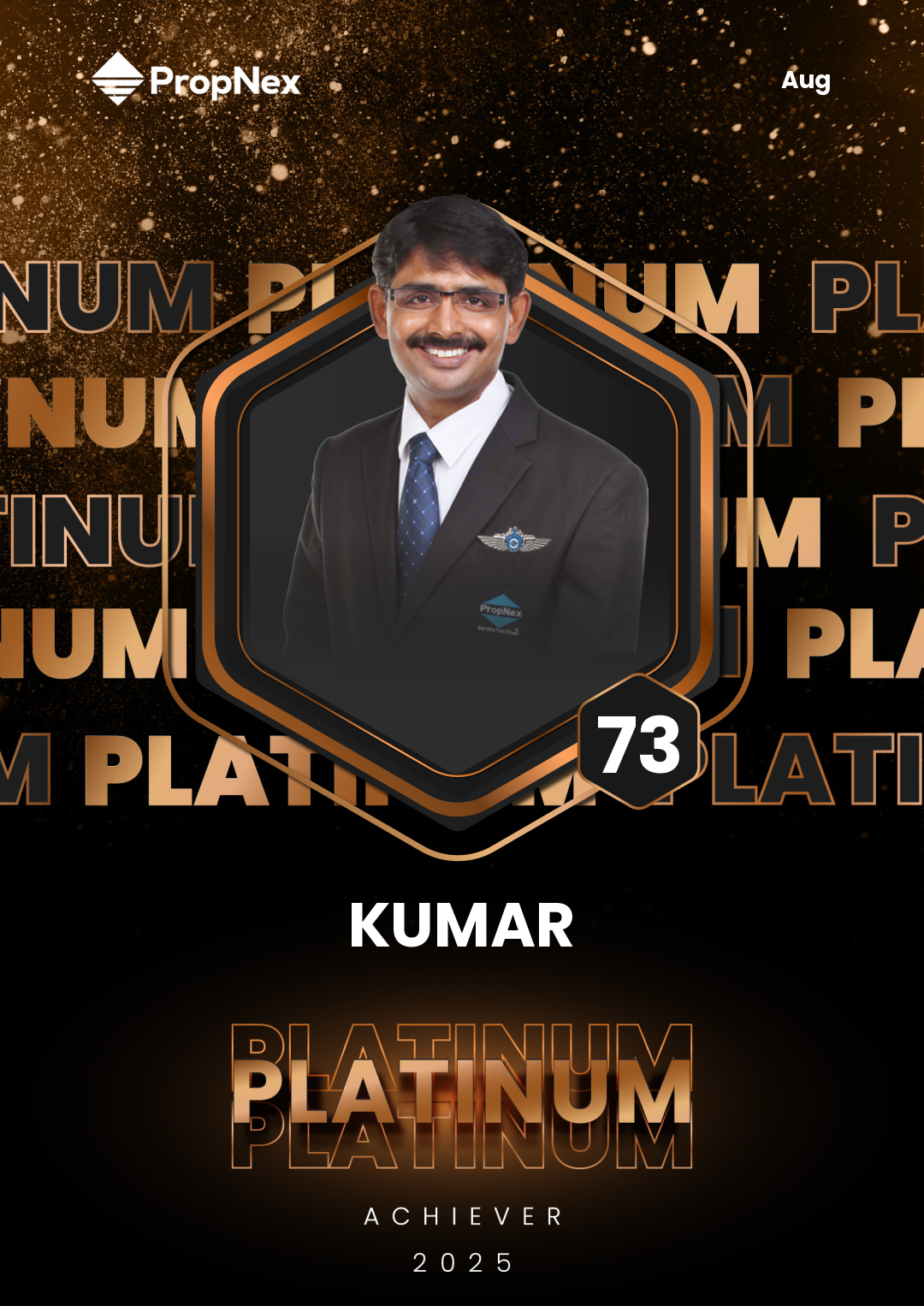 Platinum Achiever – Aug